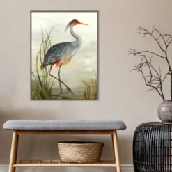 22" X 30" Heron By Aimee Wilson Framed Canvas Wall Art Gray Wash - Amanti Art -Decoration Series Shop GUEST 7e0eba04 e4f9 4a22 829b 888950bfda14
