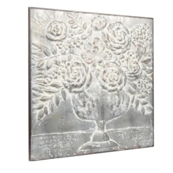 Square Metal Floral Bouquets Wall Décor - Storied Home 13 Square Metal Floral Bouquets Wall Décor - Storied Home -Decoration Series Shop GUEST 7e4681c1 c706 47ca b94e 2d469b7e6d40