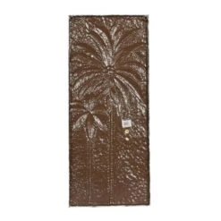Metal Tree Relief Palm Wall Decor With Gold Detailing Gold - Olivia & May