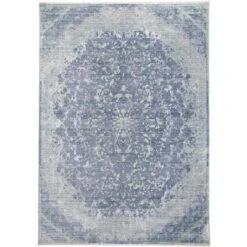 Cecily Transitional Distressed Area Rug