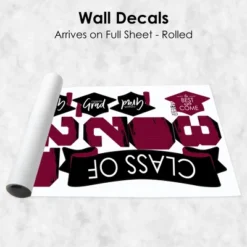 Big Dot Of Happiness Maroon Class Of 2023 Graduation Party Wall Decals Set Of 20 -Decoration Series Shop GUEST 8029191c 83c3 411b a459 38810e3b1872