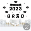 Big Dot Of Happiness Black And White Class Of 2023 Graduation Party Wall Decals Set Of 20 -Decoration Series Shop GUEST 842cb7b7 594e 4efb a0e7 a7ffdc2923a5