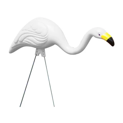 3pk Steel Flamingo Yard Stakes Red/White/Blue - Bloem 5 3pk Steel Flamingo Yard Stakes Red/White/Blue - Bloem - Image 3