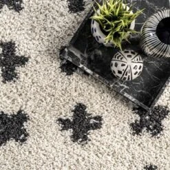 NuLOOM Fatima Cross Cozy Shag Tassel Area Rug -Decoration Series Shop GUEST 848ab17a c3f7 4289 ab86 6b028f5f99ef