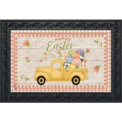 Easter Egg Pickup Holiday Doormat Indoor Outdoor 30" X 18" Briarwood Lane