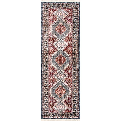 NuLOOM Mika Herati Fringe Area Rug 12 NuLOOM Mika Herati Fringe Area Rug - Image 10