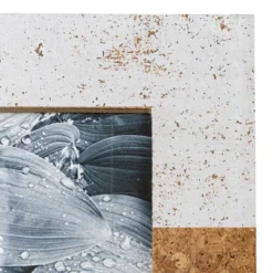 Color Block 5X7 Photo Frame White MDF, Cork & Glass - Foreside Home & Garden -Decoration Series Shop GUEST 884f5576 3e31 4f7b b504 f58f8a2c3e6b