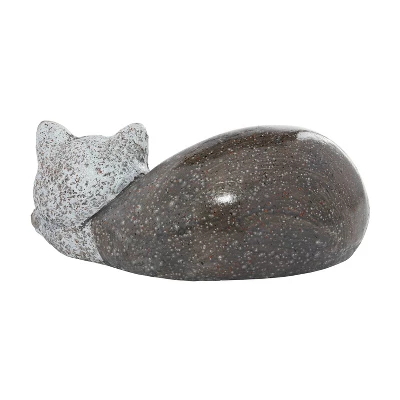 7" Magnesium Oxide Country Cats Garden Sculpture Gray - Olivia & May 4 7" Magnesium Oxide Country Cats Garden Sculpture Gray - Olivia & May - Image 2
