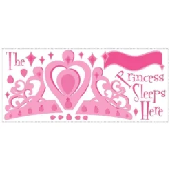 Princess Sleeps Here Peel And Stick Giant Wall Decal - RoomMates -Decoration Series Shop GUEST 8925f5ad 4536 42b7 afe3 a905802f96e0