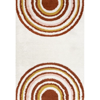 NuLOOM Dotty Half Sunset Shag Area Rug 14 NuLOOM Dotty Half Sunset Shag Area Rug - Image 12