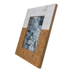 Color Block 5X7 Photo Frame White MDF, Cork & Glass - Foreside Home & Garden -Decoration Series Shop GUEST 8b5caec3 6695 4cdf 9bc9 faf926c13db1