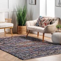 Hand Woven Chevron Roxanne Rug - NuLOOM