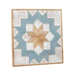 Wood Geometric Handmade Southwestern Wall Decor Light Brown/Light Blue - Olivia & May 9 Wood Geometric Handmade Southwestern Wall Decor Light Brown/Light Blue - Olivia & May -Decoration Series Shop GUEST 8d9d5b5d 6416 400c 9622 65e277ea9da1