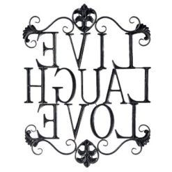 28" X 21" Traditional Metal Live Laugh Love Wall Décor Brown - Olivia & May -Decoration Series Shop GUEST 8f16b4cb cc30 4926 ae5f 1502b3ae7af0