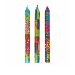 Global Crafts Unscented Hand-Painted Dinner Candles, Boxed Set Of 3 -Decoration Series Shop GUEST 8fcfa38d 7757 462b abbd 35e0dacbdb1e