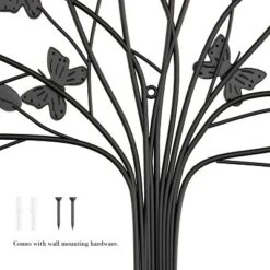Hastings Home Hand Painted Tree Of Life Butterfly Metal Wall Art -Decoration Series Shop GUEST 9014e7cc 620c 49b1 b180 d0739c3630f1