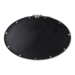 27" X 18.7" Arendahl Oval Wall Mirror Silver - Kate & Laurel All Things Decor -Decoration Series Shop GUEST 92f9bbb9 eeef 4474 8eb2 0624232e9bbb