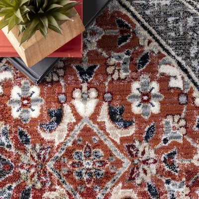 NuLOOM Mika Herati Fringe Area Rug 7 NuLOOM Mika Herati Fringe Area Rug - Image 5