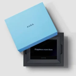 9.7" Mason Luxe Pebble Digital Photo Frame Black - Aura Home -Decoration Series Shop GUEST 94e2f934 4866 4b2f 9574 831a1762b7ed