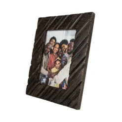Carved Diagonal 5X7 Wood Photo Frame - Foreside Home & Garden -Decoration Series Shop GUEST 9650c4d3 a9b3 46cd bf56 a41fba45b1b8