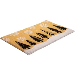 Northlight Trees And Snowflakes Natural Coir Christmas Outdoor Doormat 18" X 30" -Decoration Series Shop GUEST 968e82f2 6f68 4416 99d8 53786c878ac1