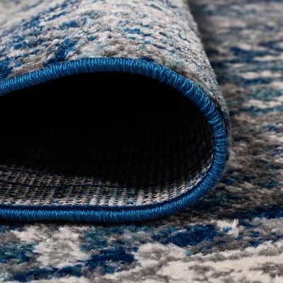 Ferro Filigree Charcoal Black And White Area Rug - JONATHAN Y 11 Ferro Filigree Charcoal Black And White Area Rug - JONATHAN Y - Image 9