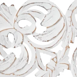Wood Floral Handmade Intricately Carved Wall Decor Set Of 3 White - Olivia & May 26 Wood Floral Handmade Intricately Carved Wall Decor Set Of 3 White - Olivia & May -Decoration Series Shop GUEST 973cff2b 1cfd 4c05 b029 22dc357d97cd