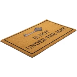 Northlight Key Is Not Under The Mat Coir Outdoor Doormat 18" X 30" -Decoration Series Shop GUEST 97412438 9997 4d04 b175 013f6377b54a