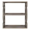 25" X 28" Raines Wood Decorative Wall Shelf Gray - Kate & Laurel All Things Decor -Decoration Series Shop GUEST 97c1f300 203d 49f5 9eb0 76d54bb249c4
