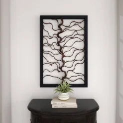 Wood Tree Branch Wall Decor With Black Frame Brown - Olivia & May 26 Wood Tree Branch Wall Decor With Black Frame Brown - Olivia & May -Decoration Series Shop GUEST 98df6323 e270 4bee b4f6 de31a490afc7