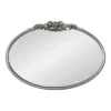 27" X 18.7" Arendahl Oval Wall Mirror Silver - Kate & Laurel All Things Decor -Decoration Series Shop GUEST 992dfa49 0506 47fb a32c 28c3e882b55f