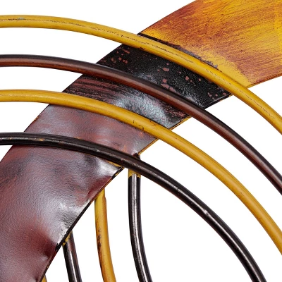 Modern Metal Abstract Wall Decor - Olivia & May 8 Modern Metal Abstract Wall Decor - Olivia & May - Image 6