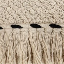 Hand Woven Geo Pattern Wall Art Black Cotton & Wood Dowel By Foreside Home & Garden -Decoration Series Shop GUEST 99b63ae6 1014 443c 9bf1 5680d0c0c697