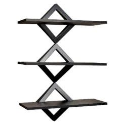 40" X 27.5" Three Tier Diamonds Shelving System - Danya B. -Decoration Series Shop GUEST 9af33873 28f5 466b 894c ed8f9475983e