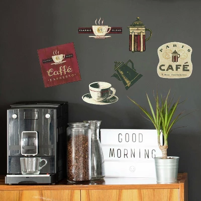 Coffee House Peel And Stick Wall Decal - RoomMates 6 Coffee House Peel And Stick Wall Decal - RoomMates - Image 4