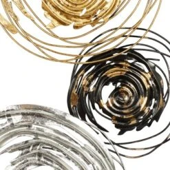 Set Of 2 Metal Abstract Wall Decors Black - Olivia & May -Decoration Series Shop GUEST 9d7ca983 f4c3 4d2b b89c d00e96160a9b