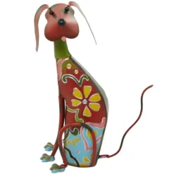 Metal Eclectic Dog Garden Sculpture - Olivia & May -Decoration Series Shop GUEST 9e8f2739 ea87 49f9 a371 00a264578a22