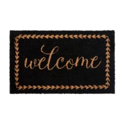 Flash Furniture Harbold 18" X 30" Indoor/Outdoor Coir Doormat With Welcome Message And Non-Slip Backing -Decoration Series Shop GUEST 9f2986f2 4cb4 4266 a4d5 564c0a26e723