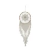 Cotton Macrame Handmade Intricately Woven Dreamcatcher Wall Decor With Beaded Fringe Tassels White - Olivia & May -Decoration Series Shop GUEST a0855b78 9e7d 4048 b0a0 3d5b67ebb06e