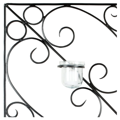 28.3" X 28.3" Votive Wall Décor Black - Safavieh 3 28.3" X 28.3" Votive Wall Décor Black - Safavieh