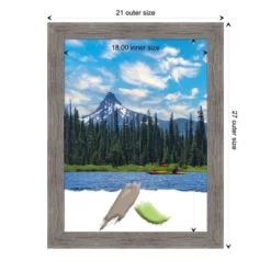 Amanti Art Pinstripe Plank Grey Narrow Picture Frame -Decoration Series Shop GUEST a1a4fce9 8506 4650 a198 7bbf25e2fa32
