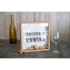 "Uncork & Unwind" Wooden Cork Holder Shadow Box - Foreside Home & Garden 12 "Uncork & Unwind" Wooden Cork Holder Shadow Box - Foreside Home & Garden -Decoration Series Shop GUEST a2ec0007 4297 4492 bbb0 41ffc1304575