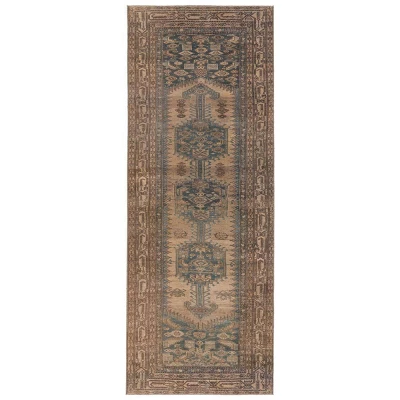 Reeves Medallion Runner Rug Brown/Blue - Jaipur Living 7 Reeves Medallion Runner Rug Brown/Blue - Jaipur Living - Image 5