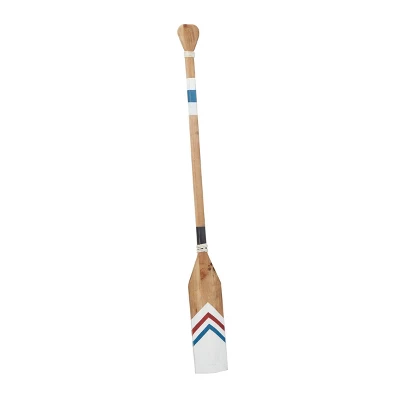 Wood Paddle Novelty Canoe Oar Wall Decor With Arrow Design And Rope Detail - Olivia & May 4 Wood Paddle Novelty Canoe Oar Wall Decor With Arrow Design And Rope Detail - Olivia & May - Image 2