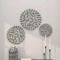 Set Of 3 Metal Starburst Wall Decors With Cutout Design - Olivia & May 41 Set Of 3 Metal Starburst Wall Decors With Cutout Design - Olivia & May -Decoration Series Shop GUEST aa93fbd2 7e45 4e61 9e18 d9b930c8996d