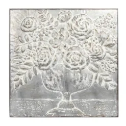 Square Metal Floral Bouquets Wall Décor - Storied Home 18 Square Metal Floral Bouquets Wall Décor - Storied Home -Decoration Series Shop GUEST aac40c9b 5aed 4488 ade3 0945733706e6