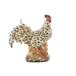 14" X 13" Farmhouse Ceramic Chicken Garden Sculpture Beige - Olivia & May -Decoration Series Shop GUEST ab654559 9f10 4126 b63c 06811d886a13