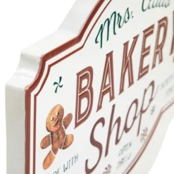 Northlight 18" Mrs. Claus' Bakery Shop Metal Christmas Wall Sign -Decoration Series Shop GUEST ac98393a bd69 468a b78e b8f9ce22e514