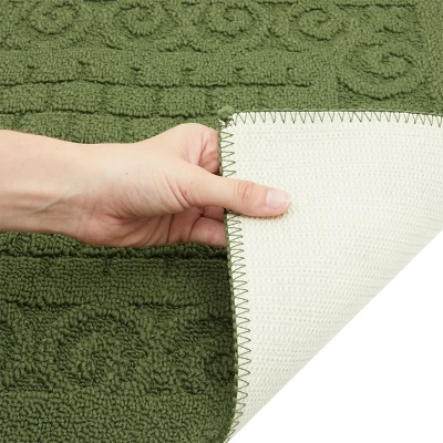 Farmlyn Creek Green Rectangle Rug With Latex Backing, Kitchen Mat, Indoor Outdoor Doormat For Home Entryway (43 X 20 In) 7 Farmlyn Creek Green Rectangle Rug With Latex Backing, Kitchen Mat, Indoor Outdoor Doormat For Home Entryway (43 X 20 In) - Image 5
