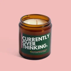 NaturalAnnie Essentials Currently Overthinking Lemongrass & Jasmine Soy Candle